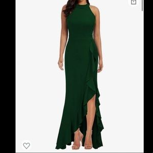 Green dress. Stretchy and stunning. New without tags. Never worn.
